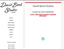 Tablet Screenshot of davidbankstudios.com